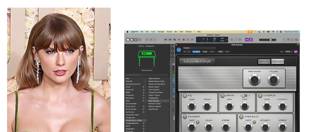 Eksperimen Membuat Aransemen Lagu Bergaya Taylor Swift Menggunakan Logic Pro