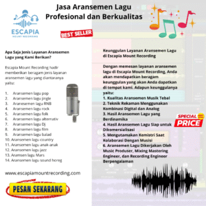 Jasa Aransemen Lagu Profesional dan Berkualitas
