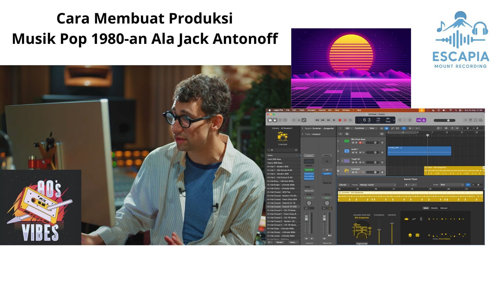 Cara Membuat Produksi Musik Pop 1980-an Ala Jack Antonoff