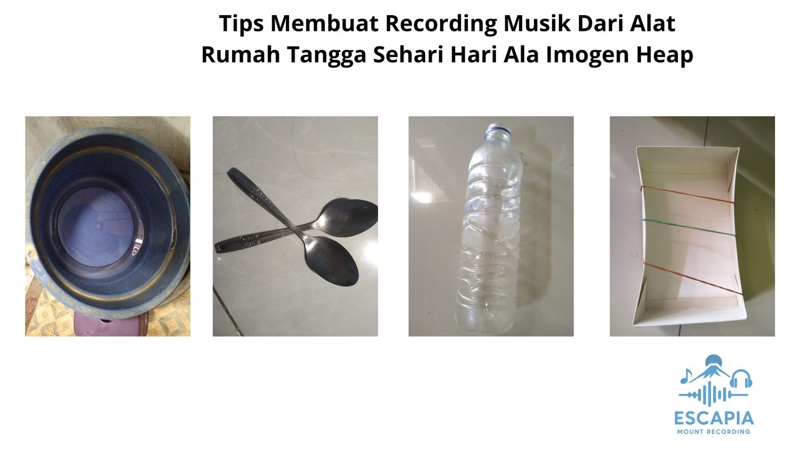 Tips Membuat Recording Musik Dari Alat Rumah Tangga Sehari Hari Ala Imogen Heap