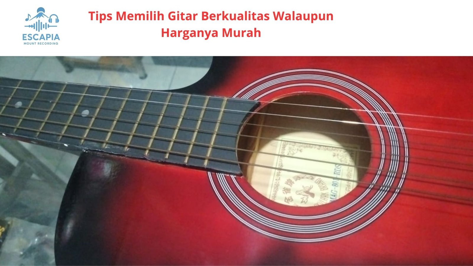 Tips Memilih Gitar Berkualitas Walaupun Harganya Murah
