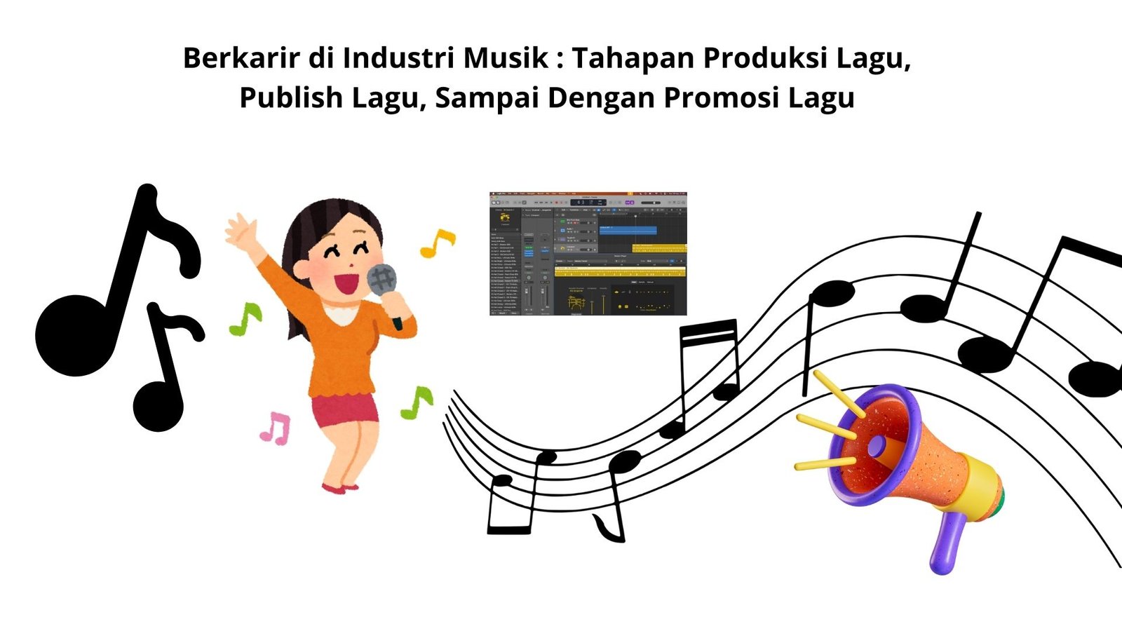 Berkarir di Industri Musik : Tahapan Produksi Lagu, Publish Lagu, Sampai Dengan Promosi Lagu