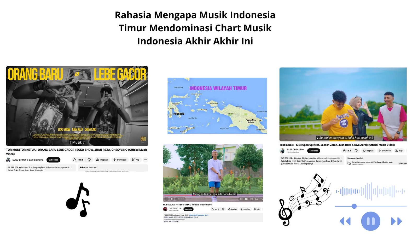 Rahasia Mengapa Musik Indonesia Timur Mendominasi Chart Musik Indonesia Akhir Akhir Ini