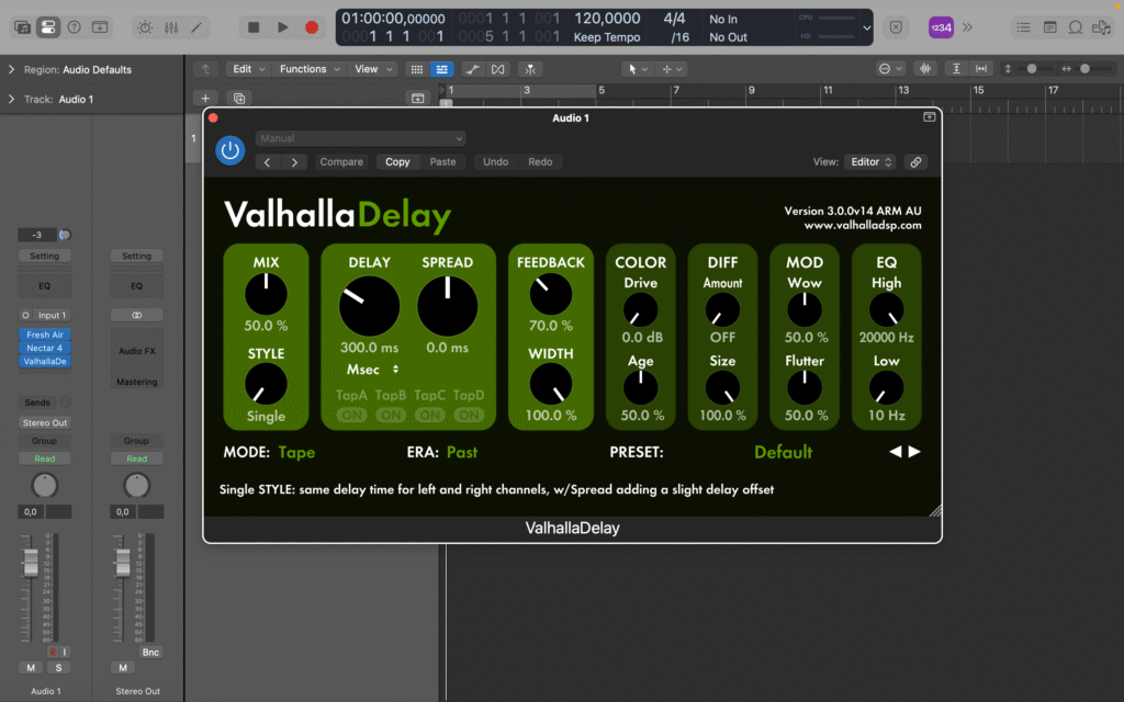 Tampilan Antar Muka ValhallaDellay