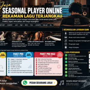 Jasa Seasonal Player Online Rekaman Lagu Terjangkau